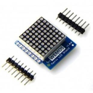 ESP8266 WeMos D1 Mini Dot Matrix Display Shield 