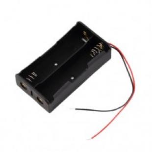 Battery Holder 18650 2P Parallel w/Leads