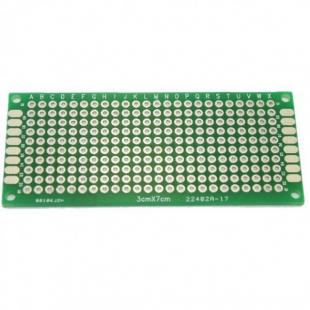 Prototype PCB 3cm x 7cm Double Sided