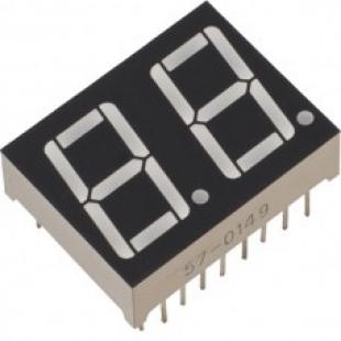LED 7 Segment 2 Digit Display Red Anode