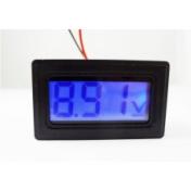 Mini 2 Wire 0.56'' Blue LCD Voltmeter 30V