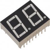 LED 7 Segment 2 Digit Display Red Anode