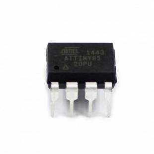ATTINY85-20PU IC MCU 8BIT 8KB FLASH 8DIP ATMEL