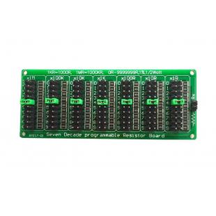 Programmable rezistorová plate 1R - 9999999R Step 1R 1% 1/2 Watt