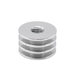 3D printer accessories mini aluminum heat pipe outer diameter 18 M6 throat pipe high 11mm manufacturer direct sale