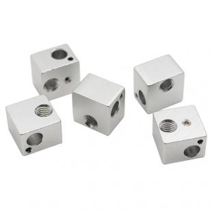 All Metal E3D Hot end V5 heating Block Oxidation treatment 16X16X12 for 3D Printer Accessories