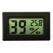 Digital LCD Thermometer and Hygrometer Inside to the Panel