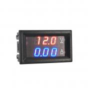 Digital voltmeter and ammeter DC 100V 10A