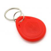 Keyfob RFID access chip key ring 125Khz red