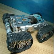 Tank chassis intelligent car crawler chassis crawler car robot over obstacle vehicle custom chass...