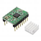 3D printer reprap A4988 stepping motor driver needle has been welded radiator drive board