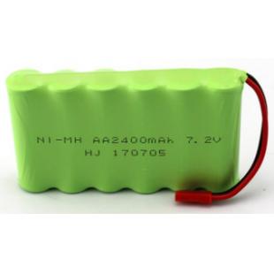 7.2V2400mAh Ni-H battery pack remote control car model ship model battery power diy model manufacturing accessories