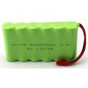 7.2V2400mAh Ni-H battery pack remote control car model ship model battery power diy model manufacturing accessories