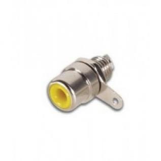 Phono-Socket RCA Chassis Mounting Yellow