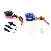 9g steering gear /SG90/ plastic gear steering gear /MG90S/ metal gear steering gear /25CM